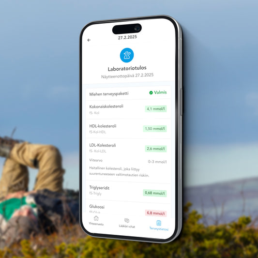 Miehen terveyspaketti